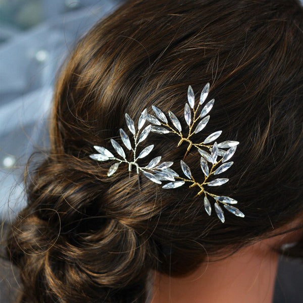 Rose Gold Crystal Hair pin