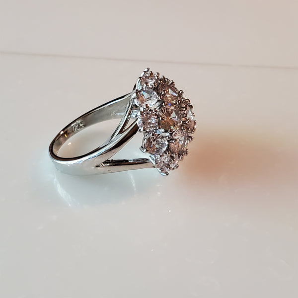 Cubic Zirconia Cocktail Ring