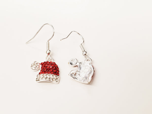 Christmas Santa Hat Earrings