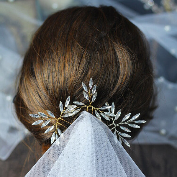 Rose Gold Crystal Hair pin