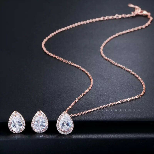 Bridal Necklace and Earrings Set