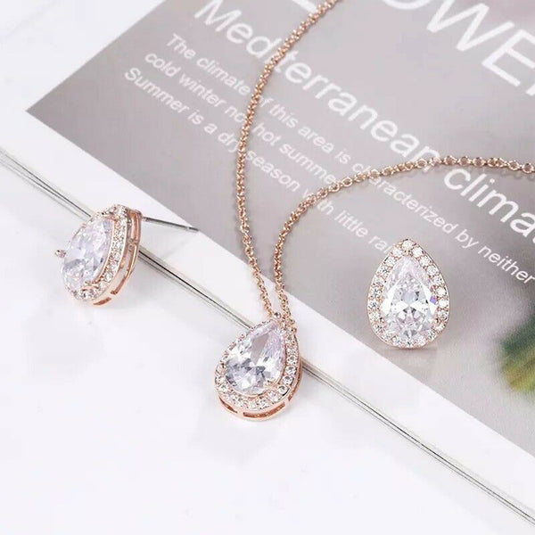 Bridal Necklace and Earrings Set