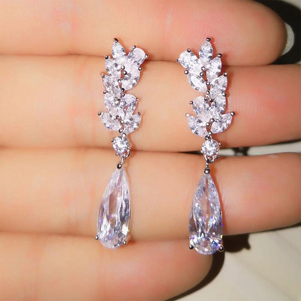 Crystal Water Drop Earrings