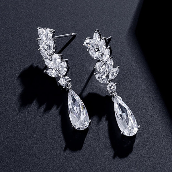 Crystal Water Drop Earrings