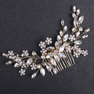 Vintage Crystal Bridal Hair Comb