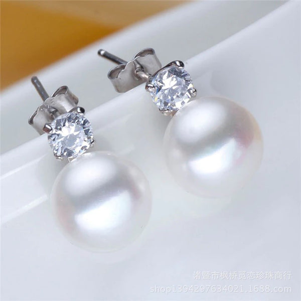 Freshwater Pearl Stud Earrings