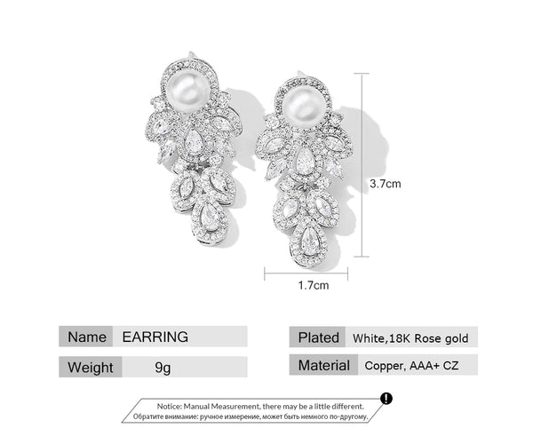 Bridal Pearl Earrings