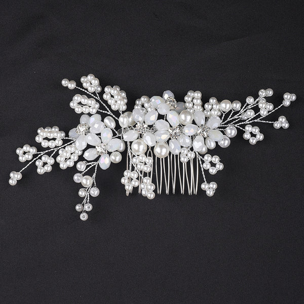 Pearl Bridal Hair Comb