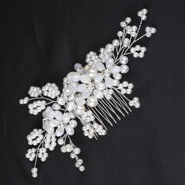 Pearl Bridal Hair Comb