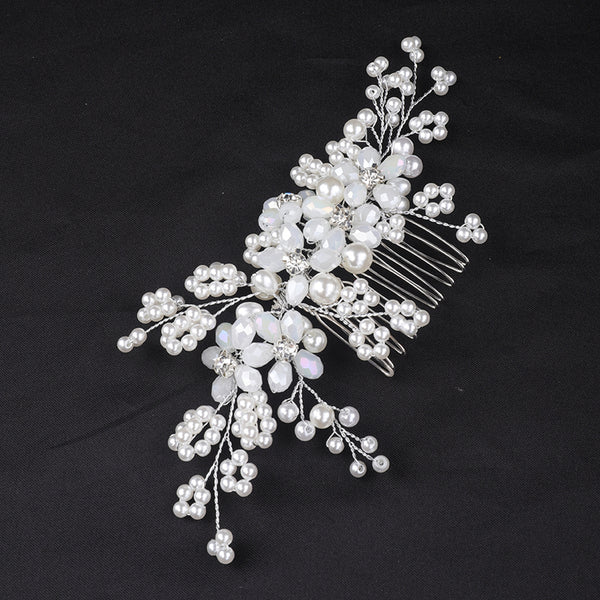 Pearl Bridal Hair Comb