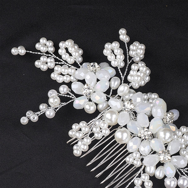 Pearl Bridal Hair Comb