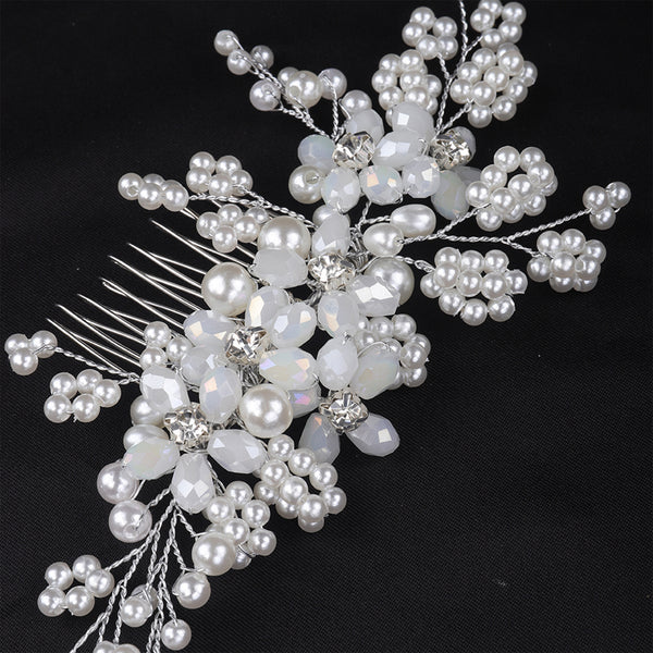 Pearl Bridal Hair Comb