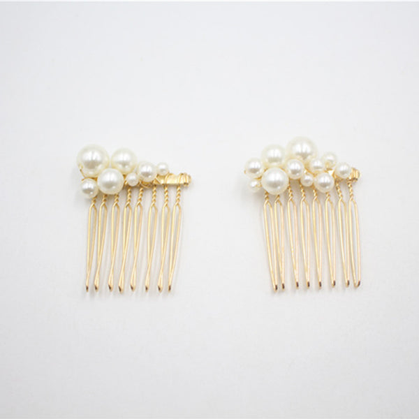 Pearl Hair Comb and Pearl Hair Pin Set
