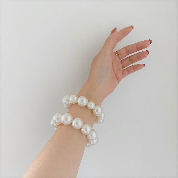 Pearl Scrunchie - Hair Accessory