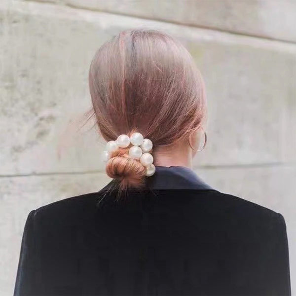 Pearl Scrunchie - Hair Accessory