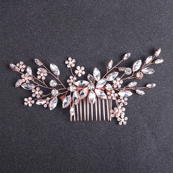 Vintage Crystal Bridal Hair Comb