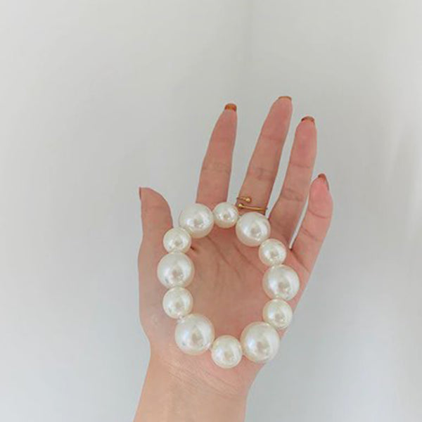 Pearl Scrunchie - Hair Accessory