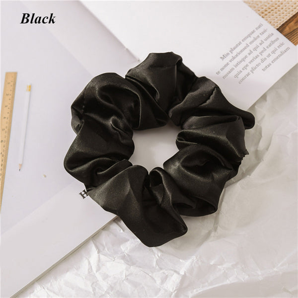 Silk Satin Neutral Hair Scrunchies