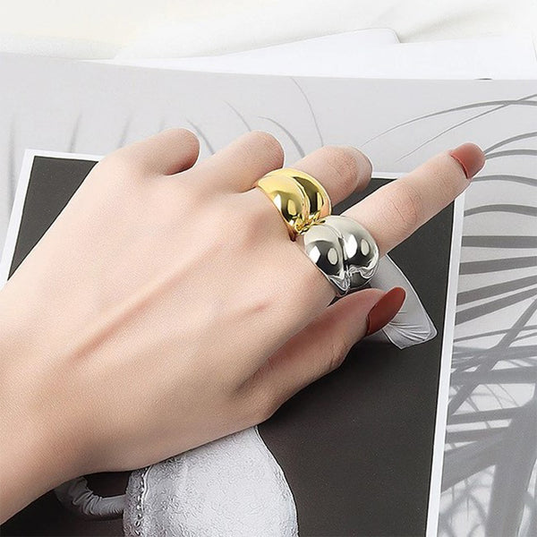 Double Bubble Dome Ring