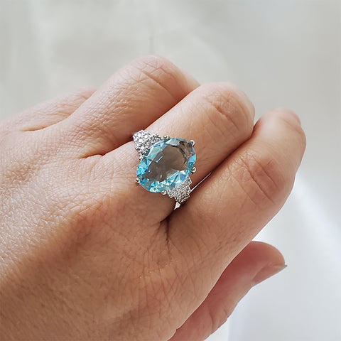 Something blue for bride daughter Ring