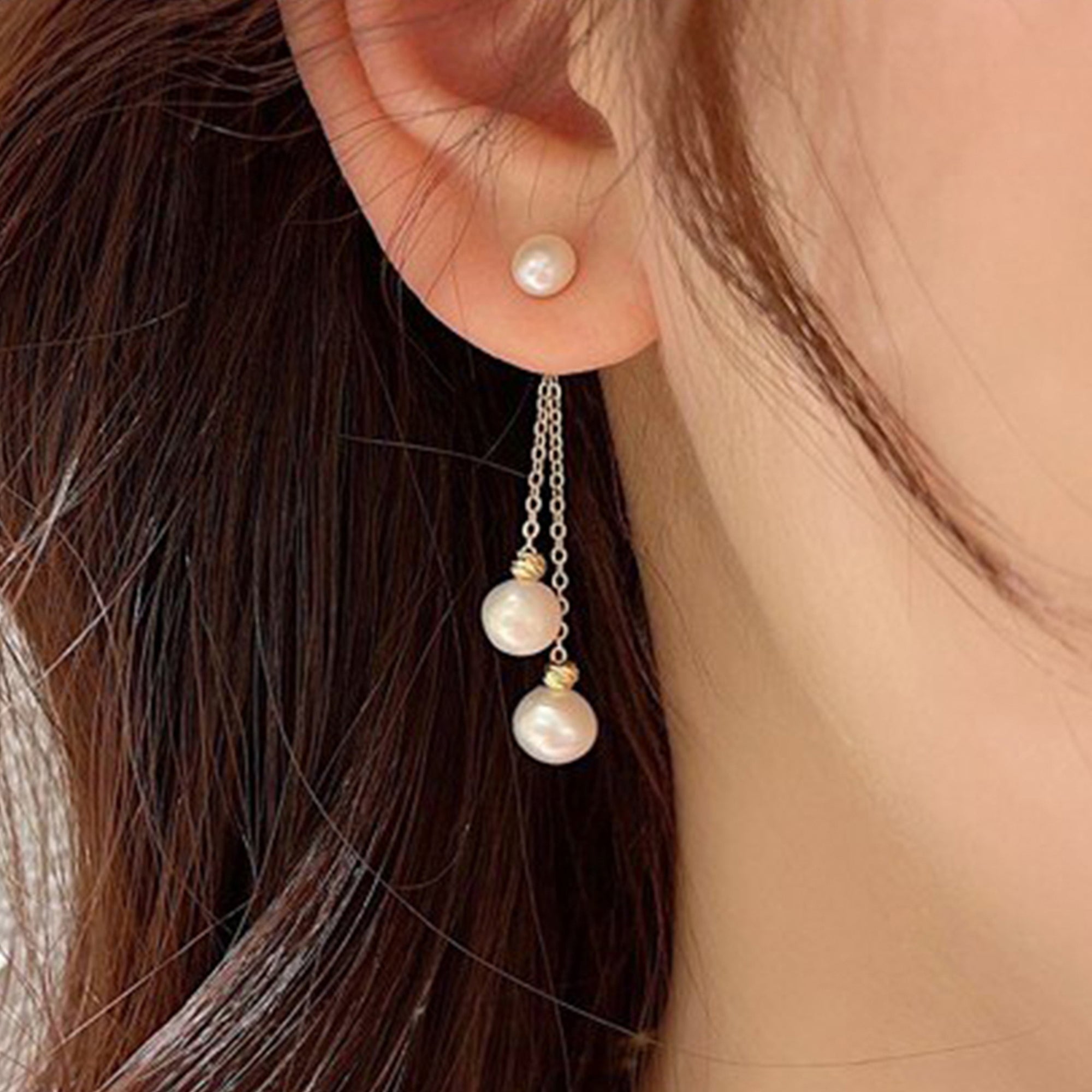 Pearl Dangle Earrings