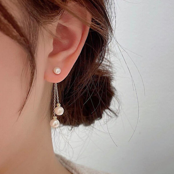 Pearl Dangle Earrings