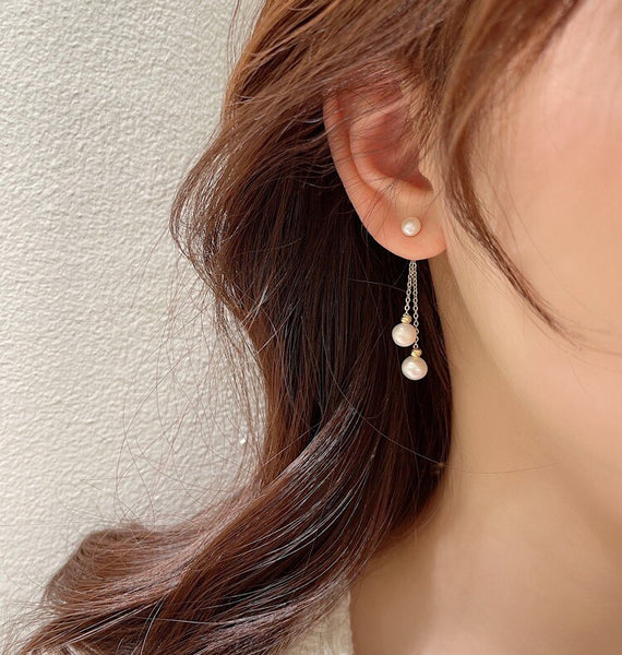 Pearl Dangle Earrings