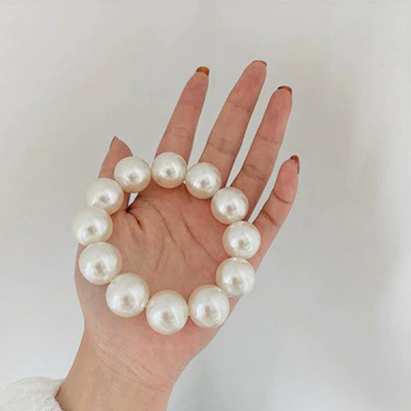 Pearl Scrunchie - Hair Accessory