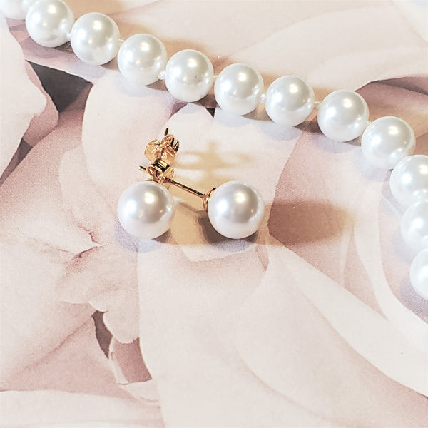 Natural White Pearl Necklace