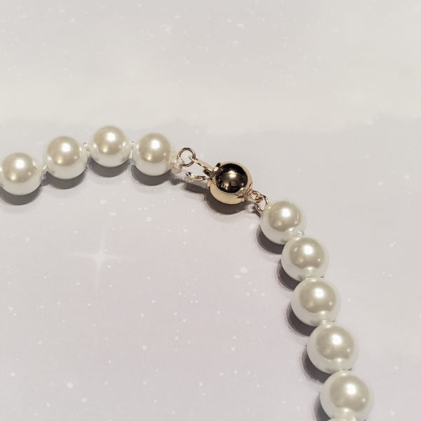 Natural White Pearl Necklace