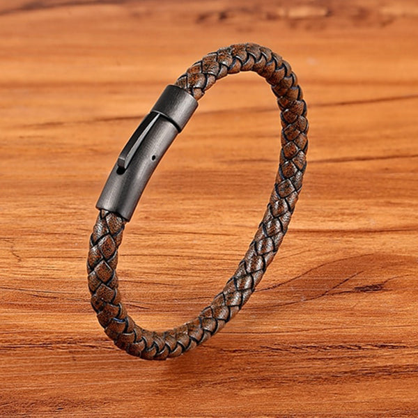 Genuine Leather Braided Bracelet