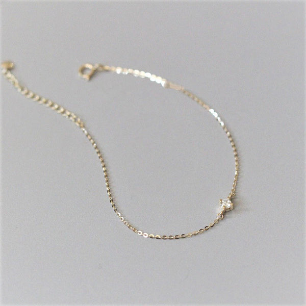 Dainty Cubic Zirconia Bracelet