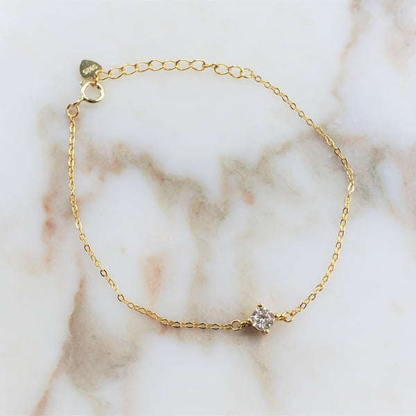 Dainty Cubic Zirconia Bracelet