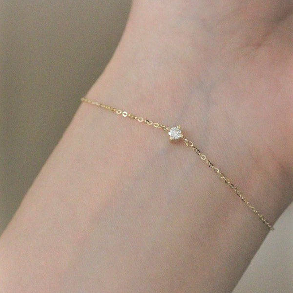 Dainty Cubic Zirconia Bracelet